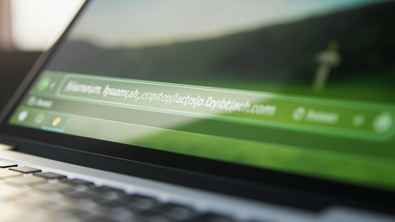 A browser address bar showing a fantasy cricket URL on a laptop in bright daylight
